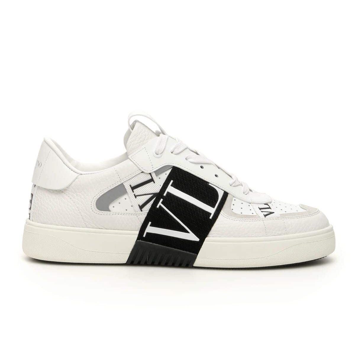retreat Pounding Experiment VALENTINO GARAVANI low-top calfskin VL7N sneaker with bands ⋆ Couturier